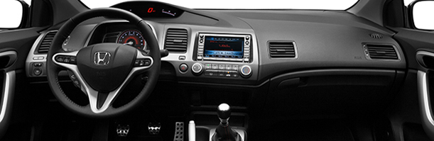 Honda Civic interior accessories image of dashboard