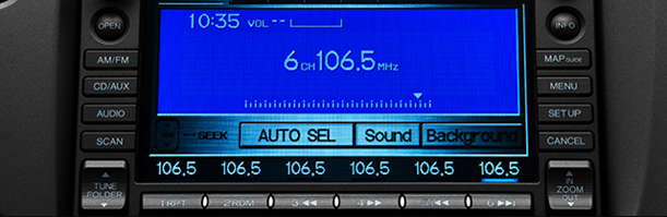 Honda Fit electronic Accessories dashboard image